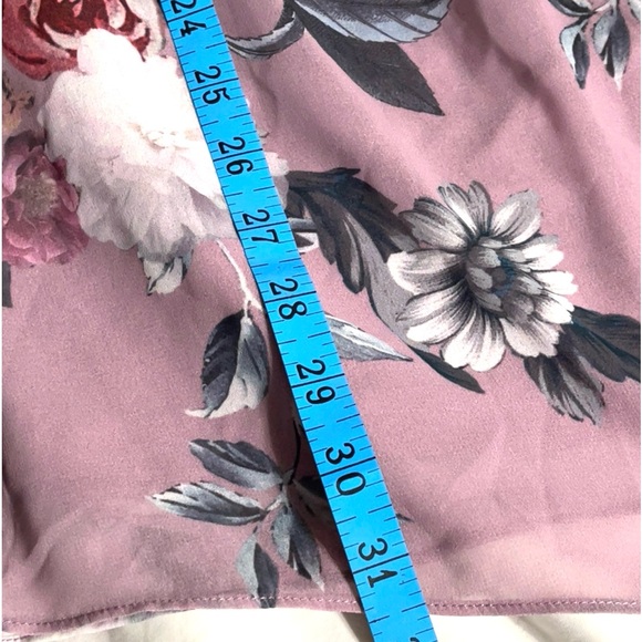 💥FREE W/ $10+ PURCHASE💥🆕🦋CITY CHIC ROSEWOOD FLORAL Top🦋FLAWED - Picture 11 of 13